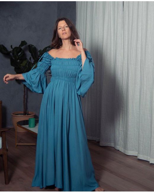 Georgia Hardinge Blue Astra Dress