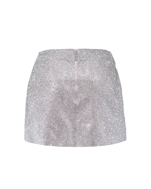 Nue Gray Camille Skirt Crystal
