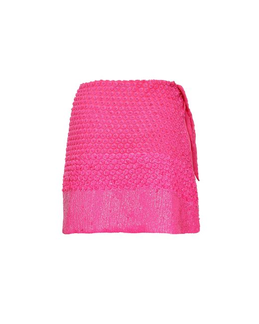 Francesca Miranda Pink Marina Mini Skirt