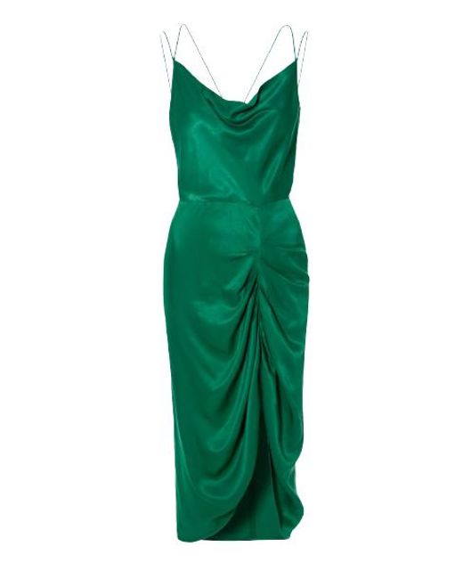 AGGI Green Dress Ava Emerald