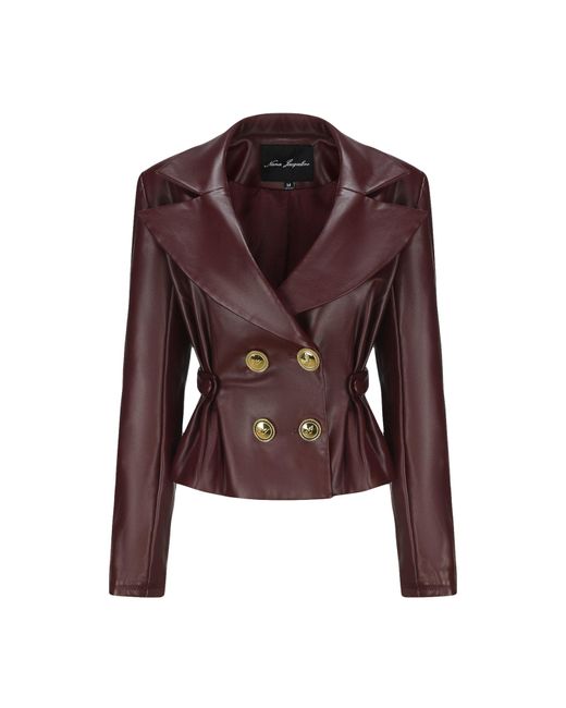 Nana Jacqueline Brown Mirabel Faux Leather Jacket ()
