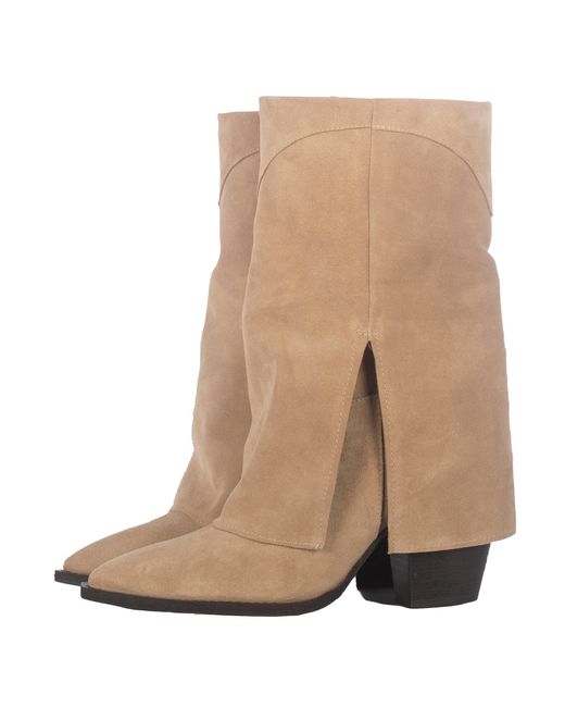 Toral Natural Vegas Sand Suede Boots