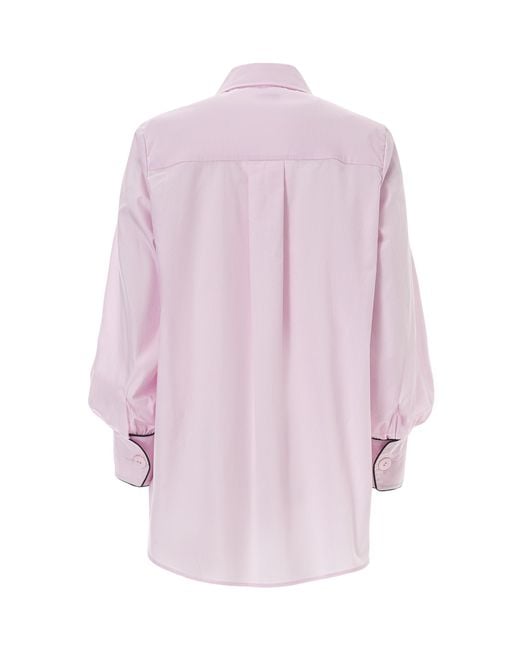 Lita Couture Pink Bishop Sleeve Top