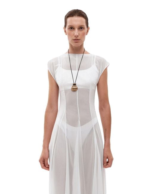 Gasanova White Asymmetrical Dress