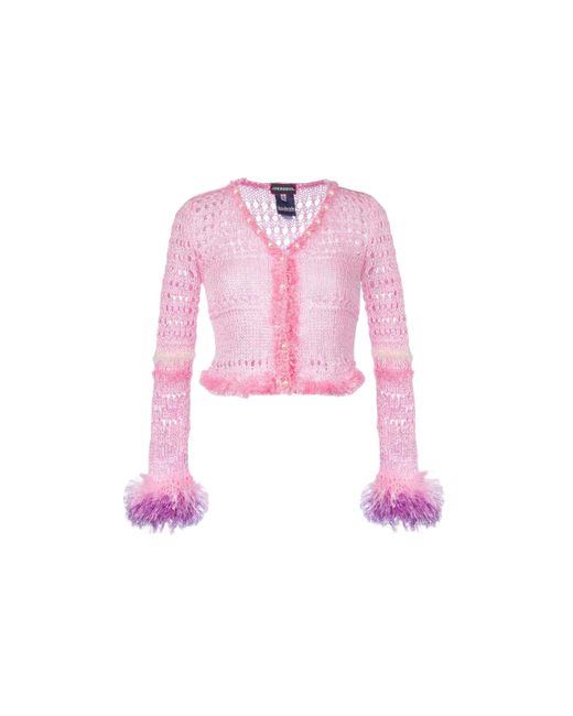 Andreeva Pink Baby Handmade Knit Sweater