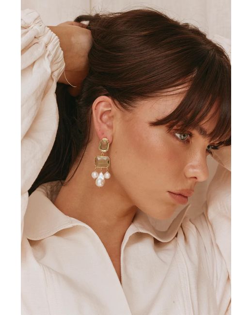 Christie Nicolaides Green Emma Earrings