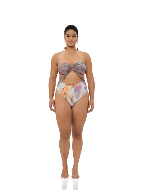 ANDREA IYAMAH Pink Ando One Piece Swimsuit