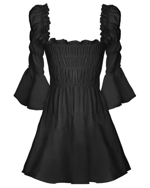 Georgia Hardinge Black Astra Mini Dress
