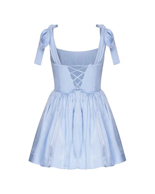 NAZLI CEREN Blue Sibby Baby Dress