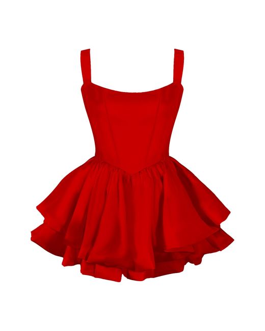 GIGII'S Red Este Dress