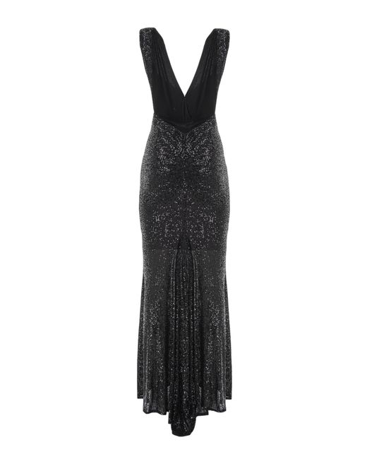 Lita Couture Black All Eyes On You Sequin Gown