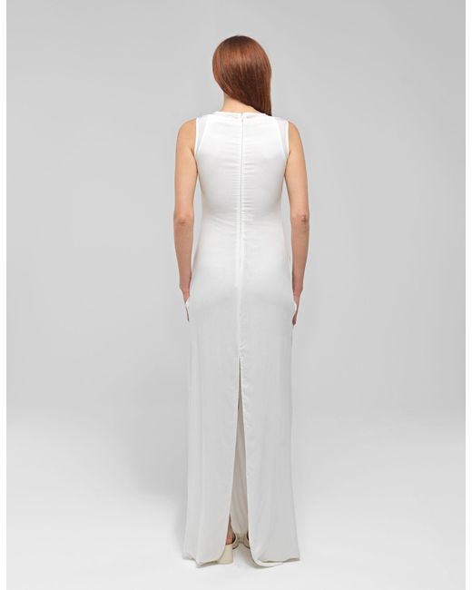 Maet White Zirdi Cut-Out Long Dress