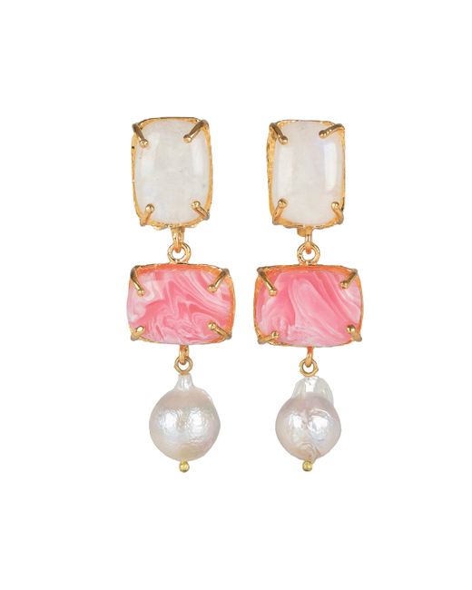Christie Nicolaides Pink Loren Earrings