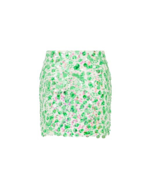 Ila Green Andre-Sequin Mini Skirt