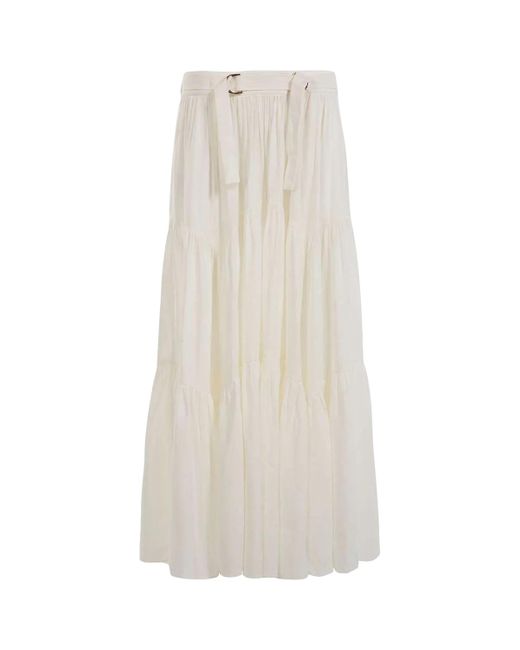 Acler White Balm Skirt