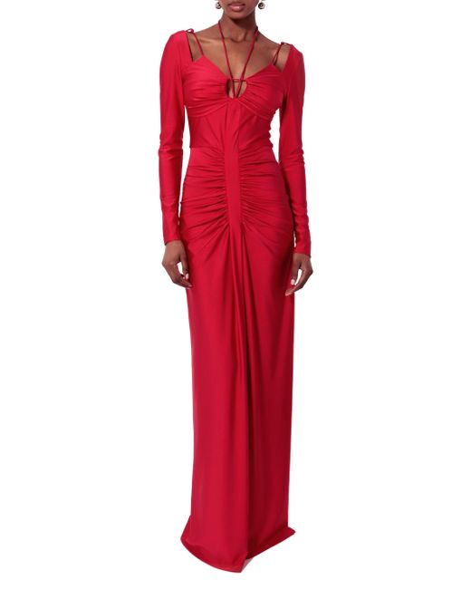 AGGI Red Dress Dianna Maxi