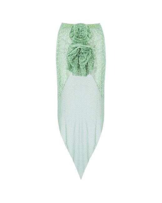 Santa Brands Green Sparkle Light Set: Bra & Skirt With Flower