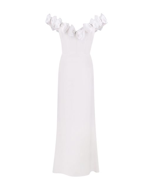 Total White White Maxi Dress With Bows