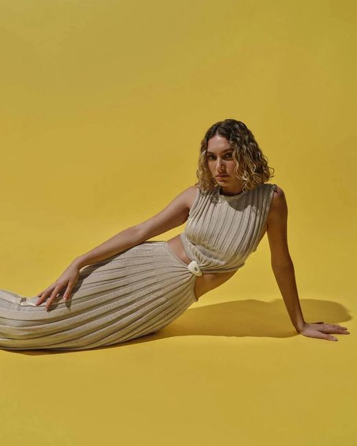 Baobab Yellow Blade Maxi Dress