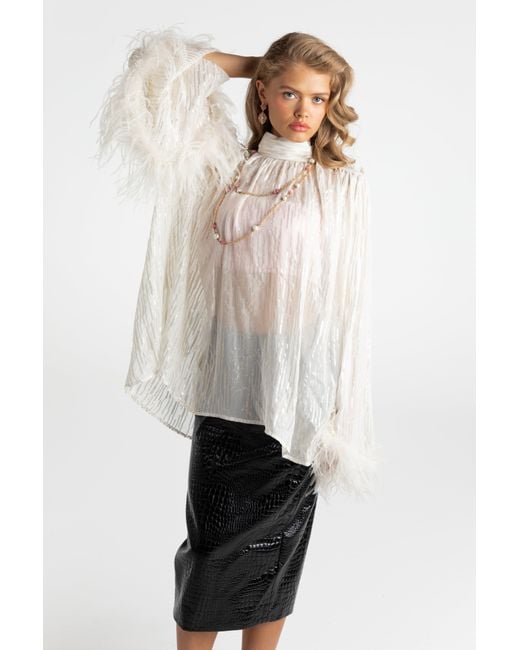 Nana Jacqueline Black Brittany Leather Skirt (Final Sale)