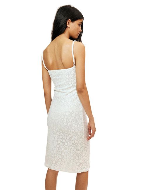 Musier Paris White Licata Lace Dress