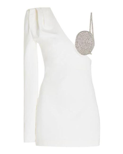 Nue White Spiral Dress