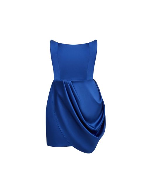 BALYKINA Blue Anastasia Soft Dress Electric