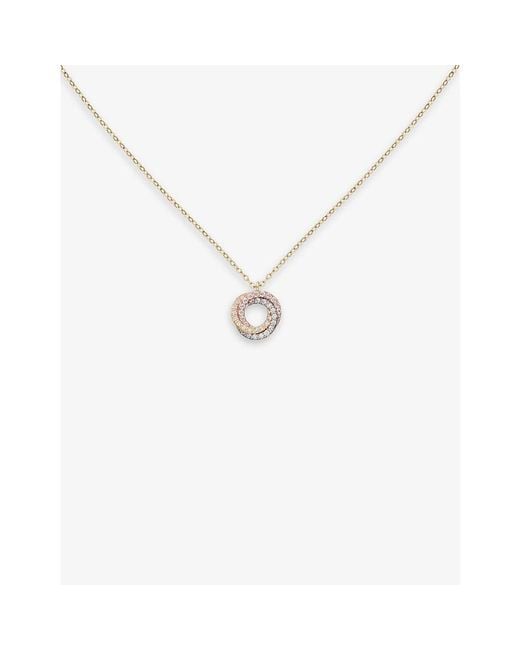 Cartier White Trinity De 18Ct, Rose, - And 0.029Ct Brilliant-Cut Diamond Pendant Necklace