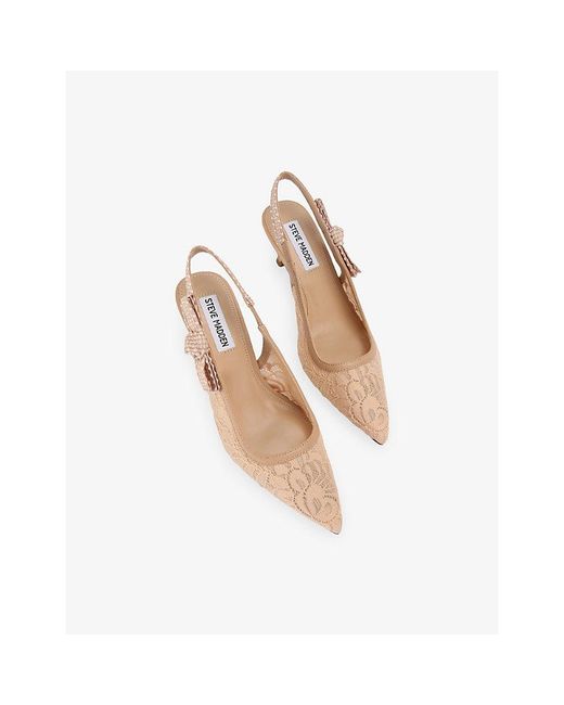 Steve Madden Multicolor Ensemble Lace Slingbacks