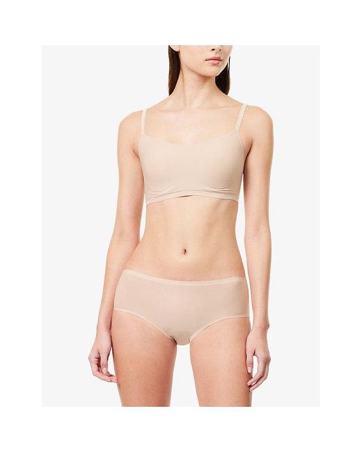 Chantelle Natural Soft Stretch Smooth One-Size Hipster Briefs