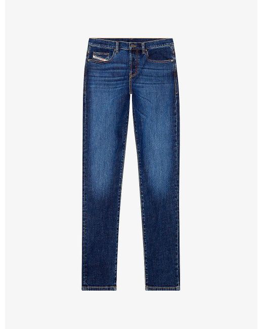 DIESEL Blue 2020 D-viker Regular-fit Straight-leg Jeans for men