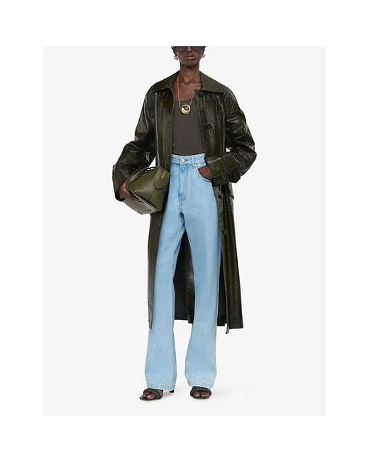 Joseph Blue Charms Straight-Leg Washed Denim Jeans