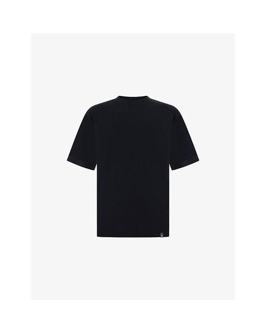 Boggi Blue S-Cafè Relaxed-Fit Stretch Cotton-Blend T-Shirt for men