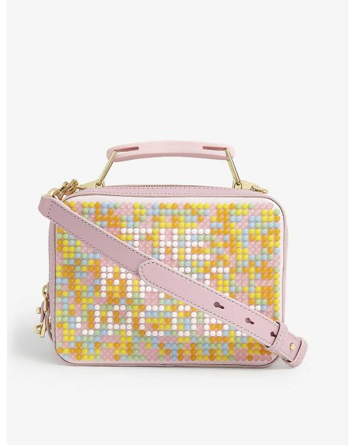 Marc Jacobs Pink Jelly Bean Box Bag Leather Cross-body Bag