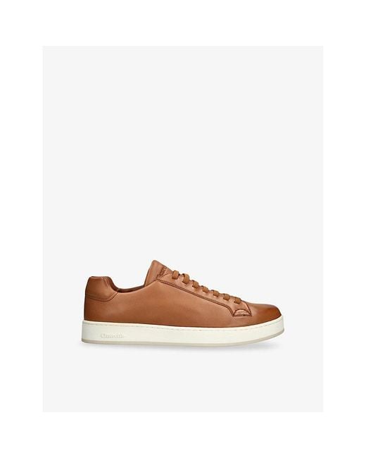 Church's Brown Ludlow Leather Low-Top Trainers for men