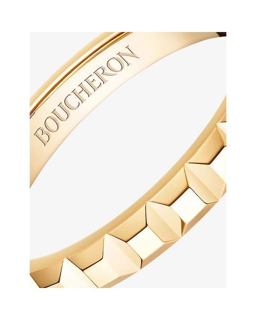 Boucheron Pink Epure 18Ct Rose- And 0.24Ct Diamond Ring for men