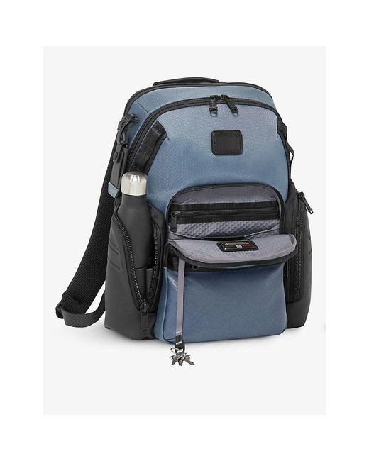 Tumi Blue Navigation Shell Backpack