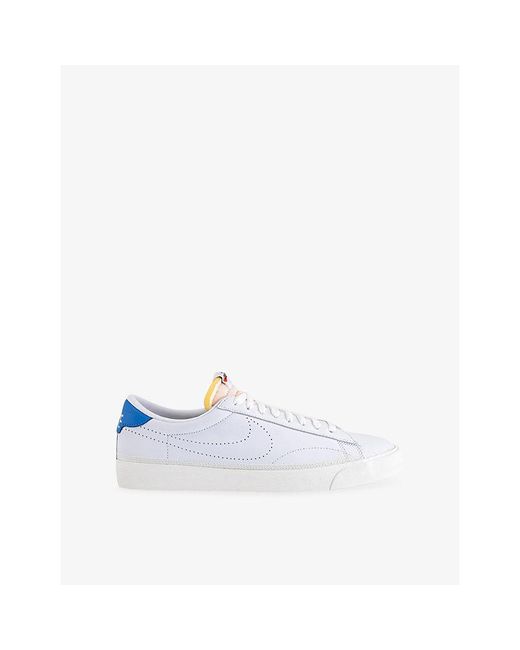 Nike White Tennis Classic Leather Trainers for men