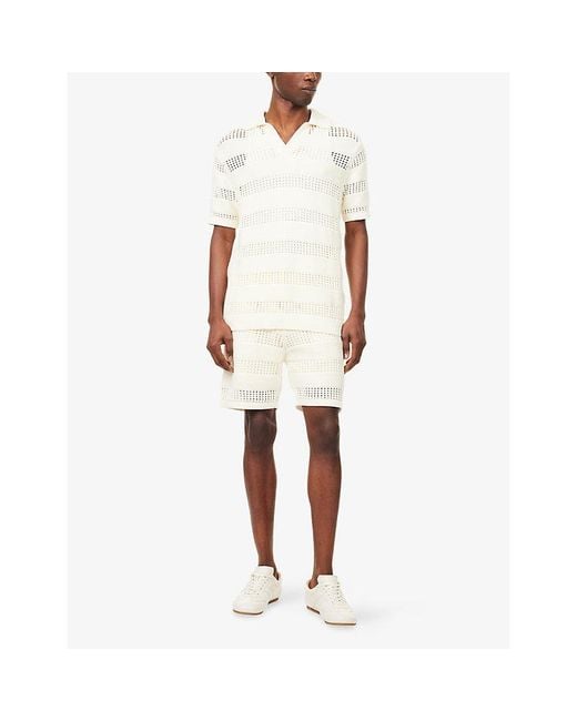 Raith Natural Frattina Crochet Cotton Short for men