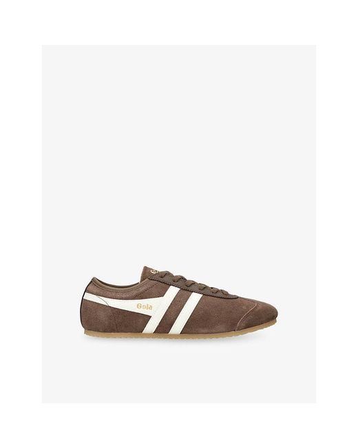 Gola Brown Cleora Suede Trainers