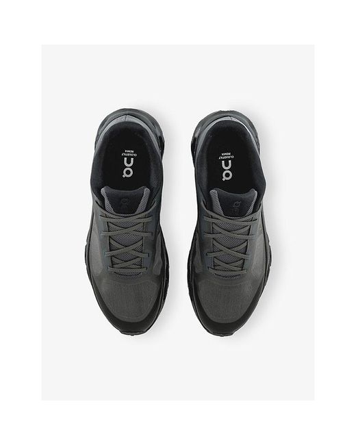On Shoes Black Cloudtilt Remix Woven Trainers for men