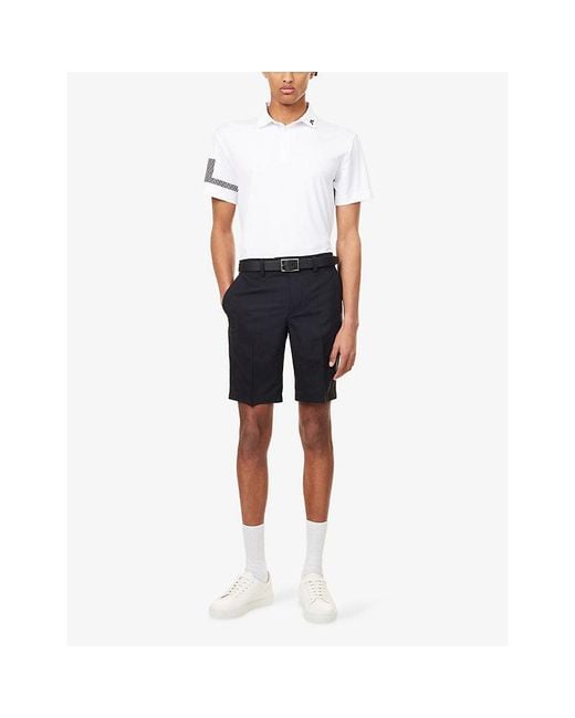 J.Lindeberg Blue Mitch Carryover Tailored Woven Shorts for men
