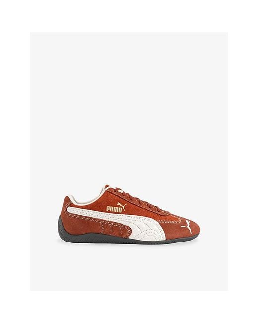 PUMA Brown Speedcat Og Suede Trainers
