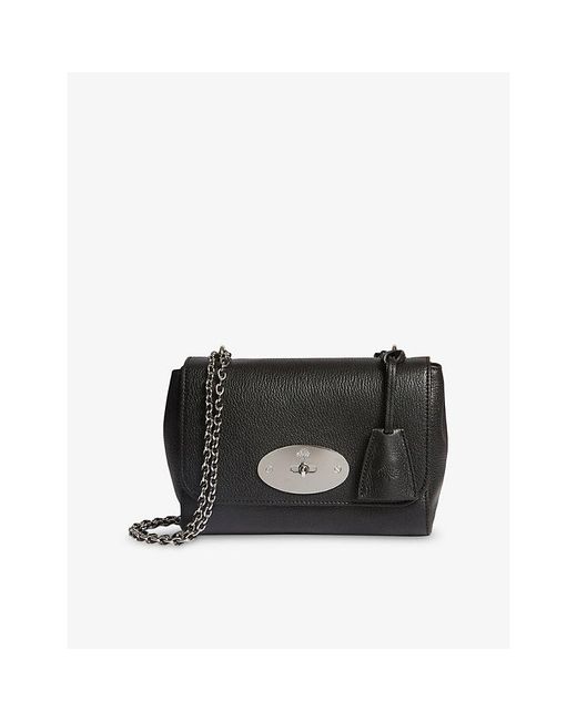 Mulberry Black Lily Leather Shoulder Bag