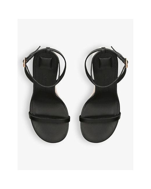 Jacquemus White Les Doubles Sandales Leather Platform Sandals
