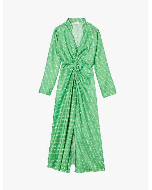 Sandro green blazer dress Clearance