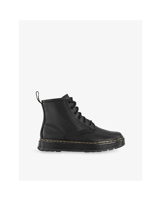 Dr. Martens Black Brookline Leather Chukka Boots