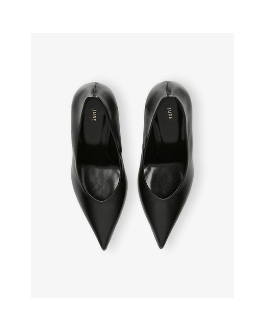 Jude Black Kiss Leather Courts
