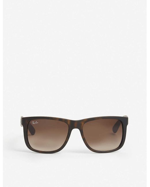 ray ban justin tortoise shell