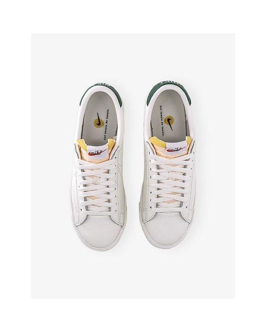 Nike White Tennis Classic Leather Trainers for men